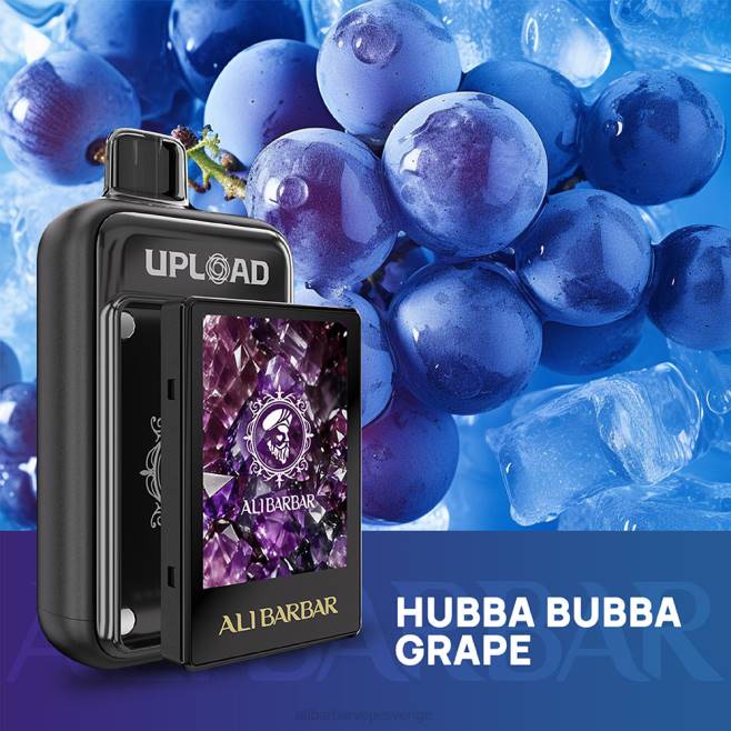 Alibar Bar Vape Review hubba bubba druva - Alibarbar ladda upp 8F26115