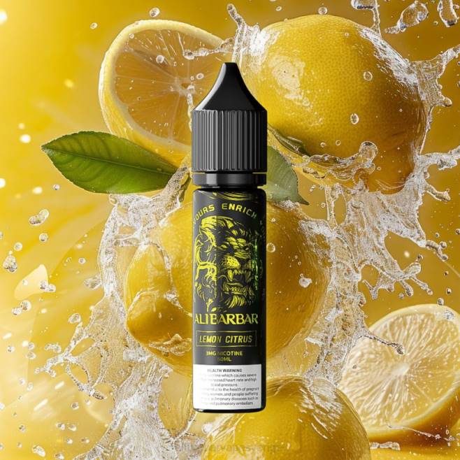 Alibarbar Puffs citron citrus - Alibarbar vattenpipa onyx docka 8F26108