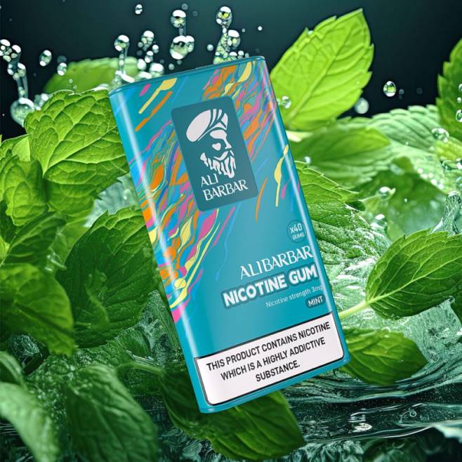 Alibarbar Vape Sverige mynta - Alibarbar nikotingummi 8F26101